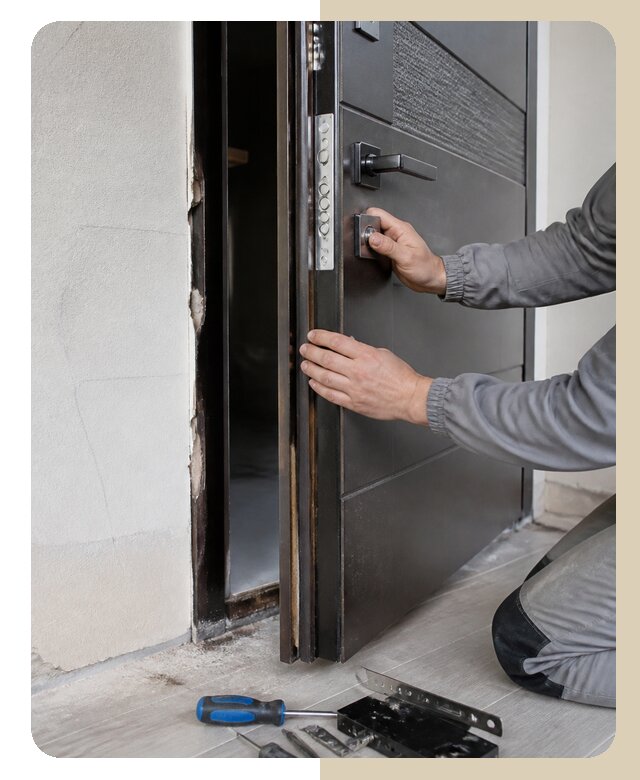 Восстановление двери после взлома в Балакове от 6615 р. | ДвериЛегко-Блк