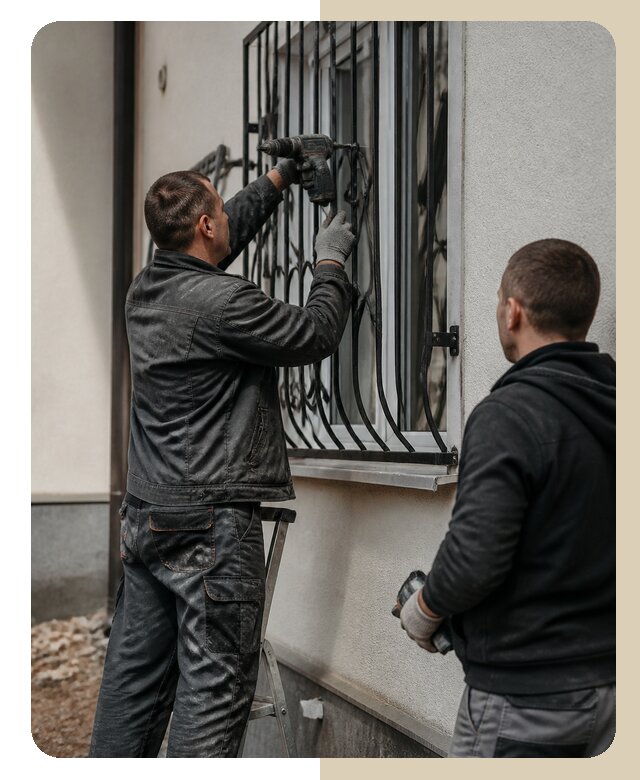 Установка наружных решеток в Балакове от 4987 р. | ДвериЛегко-Блк